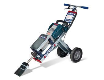 The Makinex tile jackhammer trolley product sold by Dust Commander.