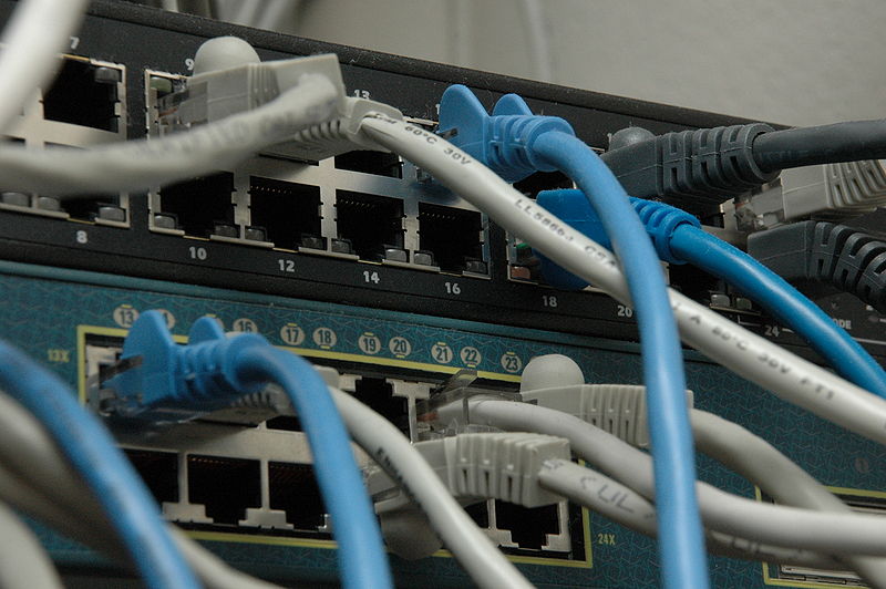 dusted network switch